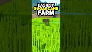 EASIEST Automatic Sugarcane Farm in Minecraft 1 1