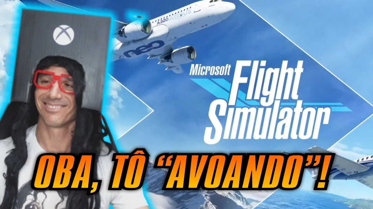 "AVOANDO" NO Flight Simulator - GAMEPLAS XBOX SERIES X - Irmãos Piologo Games