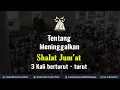 Download Lagu TENTANG MENINGGALKAN SHALAT JUM'AT 3 KALI BERTURUT-TURUT | Ustadz Abdul Somad, Lc., MA., Ph.D