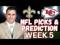 New Orleans Saints vs Kansas City Chiefs Predictions and Picks 2024 NFL Week 5 Bets