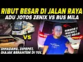 Lagu RIBUT BESAR DI JALAN RAYA ‼️ DIPEPET, DIHADANG, DIAJAK BERANTEM ZENIX DI TOL🔥Aksi Ribut Mobil vs Bus