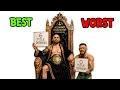 The BEST and WORST UFC Champion in EVERY Weight Class