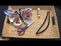 Butterfly Craft made from recycling old