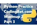 Python 3 Practice Codingbat Warmup 2 Part 3
