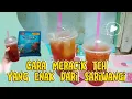 Download Lagu BEGINI  CARA MEMBUAT ES TEH KESUKAAN PARA ARTIS (SARIWANGI ) YANG  ENAK ll IDE JUALAN MINUMAN TEH