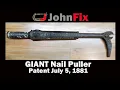 Download Lagu GIANT nail puller tool patented in 1881 is restored