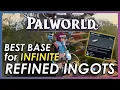 The BEST BASE for REFINED INGOTS in PALWORLD - BEGINNER S GUIDE