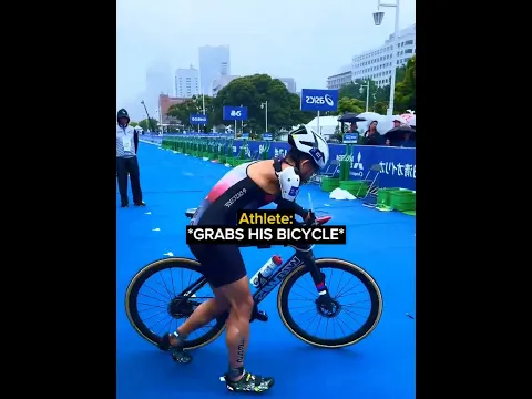 Nothing Could Stop Him From Racing 🚴🤯