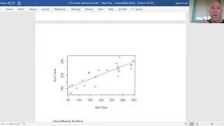 A First Simple Linear Regression Model 