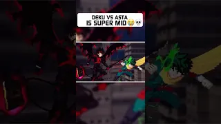 Deku VS Asta Was VERY MID Myheroacademia Deathbattle Blackclover Fyp Anime Manga 