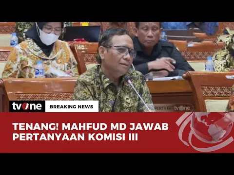 PANAS! Penjelasan Mahfud MD Dihujani Interupsi dan Bantahan