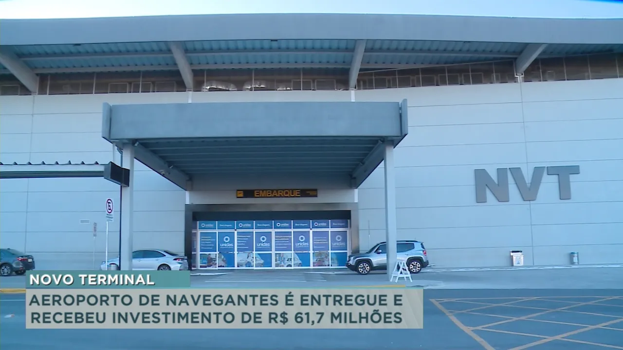Reforma do aeroporto de Navegantes é entregue