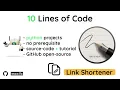 Link Shortener app using python