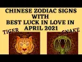 12 Chinese zodiac signs with best luck of love in April 2021