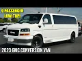 Fits In Garages 2023 GMC 9 Passenger LOW-TOP Conversion Van Sherry Review