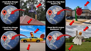 🔥 The Most Terrifying Top 4 Sculptures in Real Life On Google Earth 🌏!