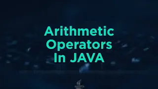 Arithmetic Operators in JAVA