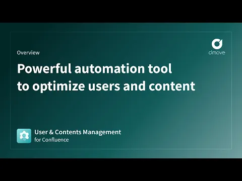 watch User & Contents Management for Confluence video