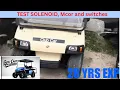 Club Car DS 48 Volt Troubleshooting Solenoid mcor and switches