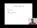 CDP Python Programming Day 4 Loops in Python for while