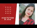 Star Pattern - 1 Program Logic in Java By RatnaKrishan