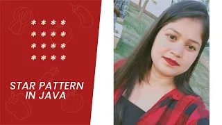 Star Pattern - 1 Program Logic in Java By RatnaKrishan