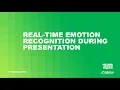 Real time emotion recognition during presentations by Artemii Frolov