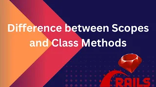Difference between scopes and class methods