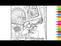 Coloring Coco - Miguel takes Ernesto De La Cruz s guitar Disney Coco Coloring Pages