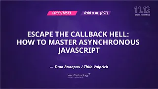 Escape the callback hell How to master asynchronous Javascript EN