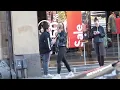 Girl whit leggings smoking
