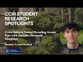 CCIR Student Spotlights Yousef on Cross-Subject Neural Decoding in Brain Research