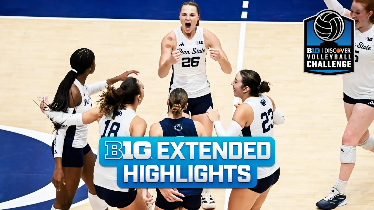Iowa at Penn State | Extended Highlights | Big Ten Volleyball | 10/03/2026