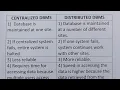 Difference Between Centralized DBMS And Distributed DBMS -Class Series