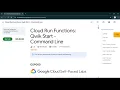 Cloud Run Functions Qwik Start - Command Line