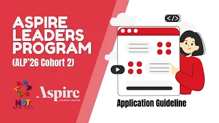 how to apply for aspire leaders program alp step by step application guide team nst