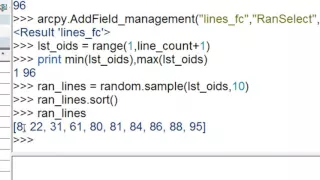 4 Randomly Selecting Features in ArcGIS