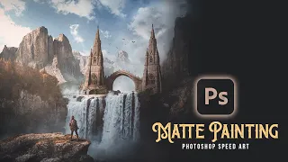 photoshop manipulation matte painting speed art