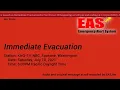 EAS EAS Immediate Evacuation - July 10 2021