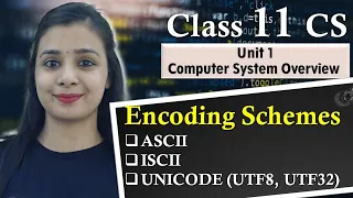 Encoding Schemes ASCII UNICODE UTF8 UTF32 ISCII Lovejeet Arora Class 11 CS