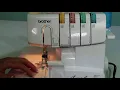 Brother 1034D Serger 27 Serging Elastic
