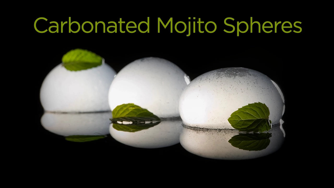 Molecular Gastronomy: Reverse Spherification to Make Spheres with Liquid Inside
