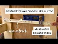 Roller Drawer Slides Made Easy