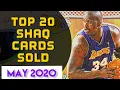 Shaquille O Neal Top Twenty Basketball Cards - May 2020