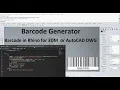 Generating Barcode in Rhino 3D drawings file