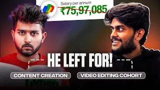 Tharun Speaks About Future of Content Creation, JOBs, Money, Freelancing & His Journey ❤️ English CC