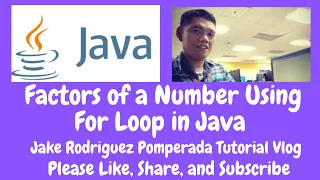 Factors of a Number Using For Loop in Java