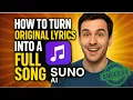 Download Lagu How to Turn Original Lyrics Into a Full Song with Suno AI