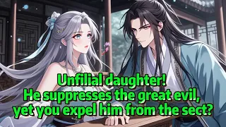 Unfilial Daughter He Suppresses The Great Evil Yet You Expel Him From The Sect 