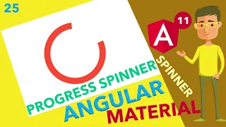 Angular 11 Tutorial Progress spinner Angular Material Ujjwal Technical Tips